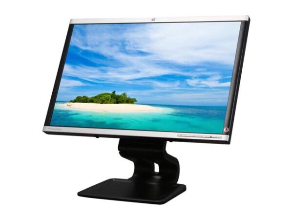 Monitor HP LA2405X GRADO B - LCD - 24 - VGA/DVI/DP - Negro/Plata